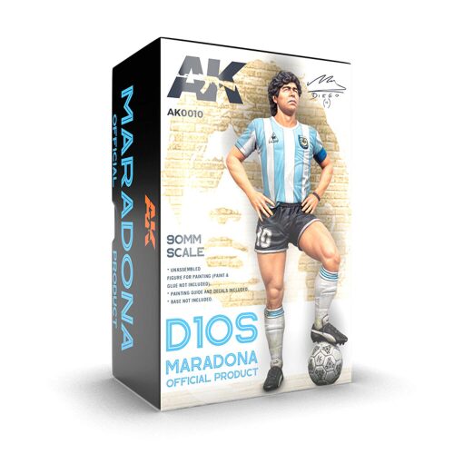 AK Interactive AK0010 MARADONA RESIN FIGURE. 90 MM SCALE