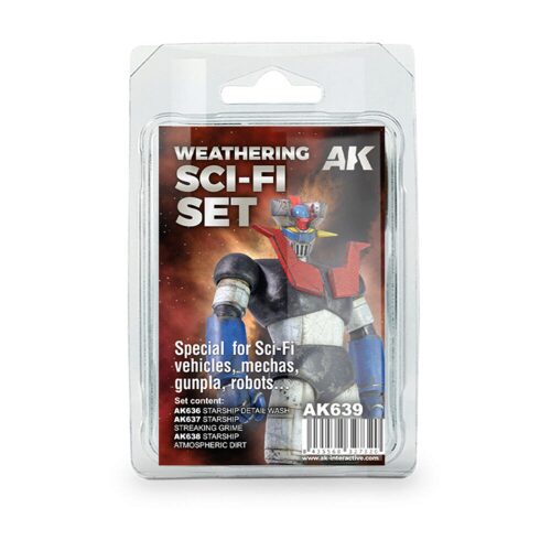 AK Interactive AK639 WEATHERING SCI-FI SET