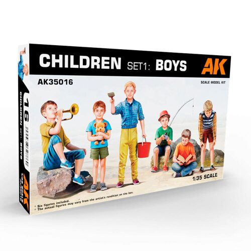 AK Interactive AK35016 Children SET 1: Boys 1/35