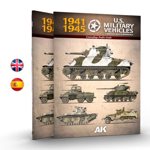 AK Interactive AK642 1941-1945 AMERICAN MILITARY VEHICLES EN