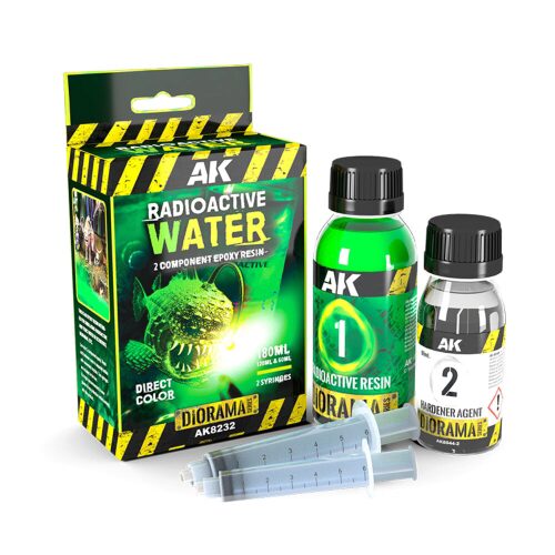 AK Interactive AK8232 RESIN RADIOACTIVE WATER COMPONENTS EPOXY RESIN 180 ML