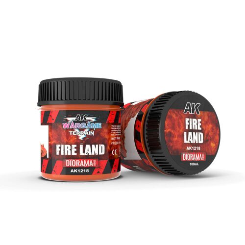 AK Interactive AK1218 Fire Land 100 ml. Enamel liquid Pigment