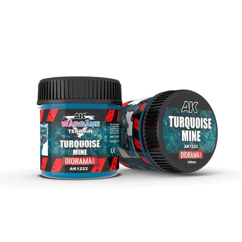 AK Interactive AK1222 Turquoise Mine 100 ml. Enamel liquid Pigment