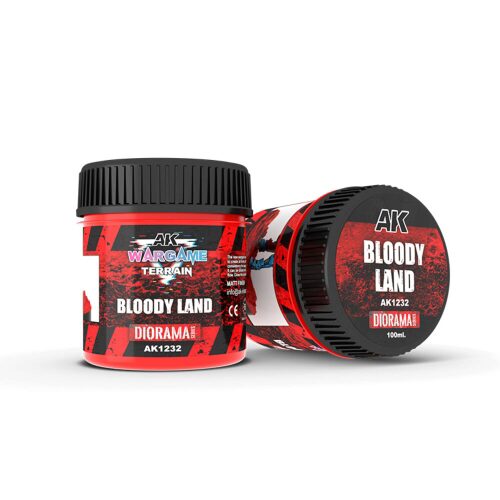 AK Interactive AK1232 Bloody Land 100 ml. Enamel liquid Pigment