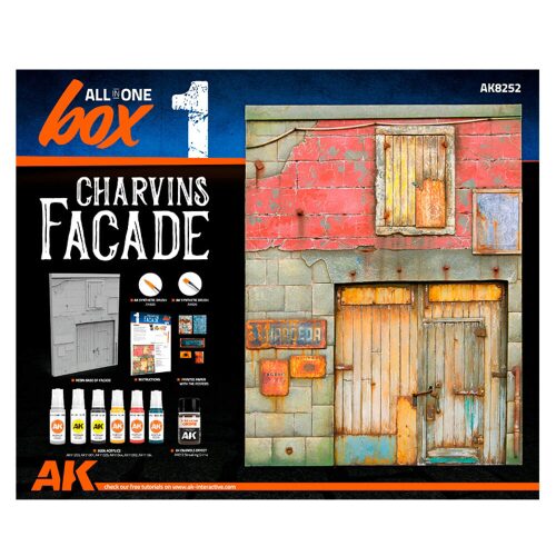 AK Interactive AK8252 ALL IN ONE SET -BOX 1-CHARVINS FACADE