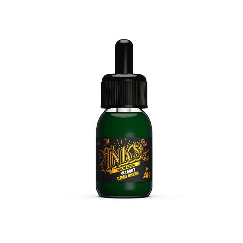 AK Interactive AK16007 Camo Green Inks