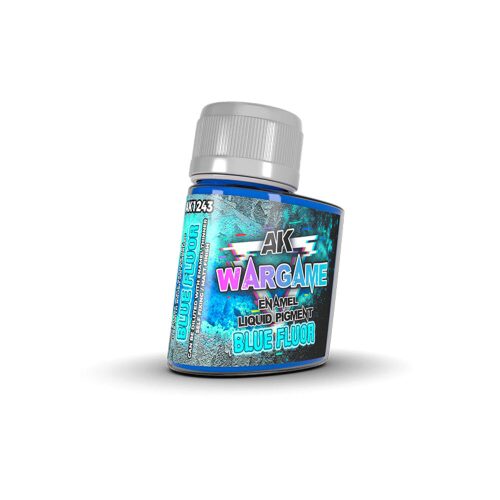 AK Interactive AK1243 Blue Fluor Enamel liquid Pigment