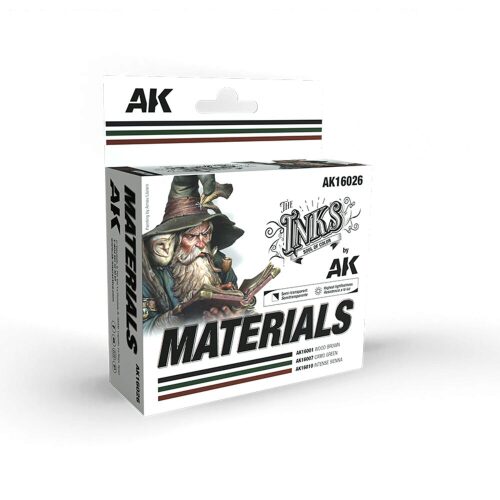 AK Interactive AK16026 MATERIALS Inks