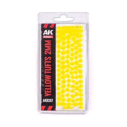 AK Interactive AK8267 YELLOW - FANTASY TUFTS 2MM