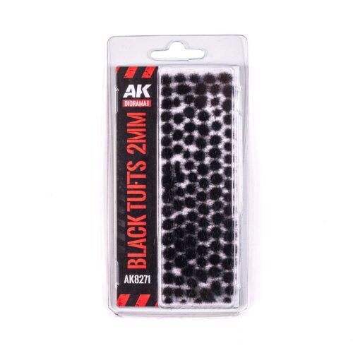 AK Interactive AK8271 BLACK - FANTASY TUFTS 2MM