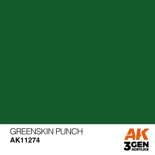 AK Interactive AK11274 Greenskin Punch COLOR PUNCH 17 ml