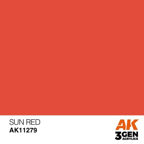 AK Interactive AK11279 Sun Red COLOR PUNCH 17 ml