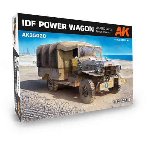 AK Interactive AK35020 IDF POWER WAGON WM300 w/winch 1/35