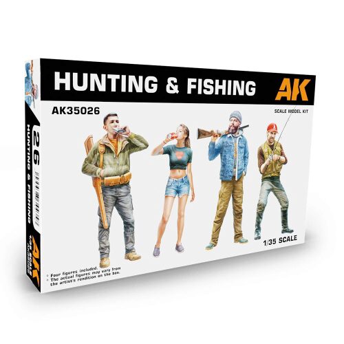 AK Interactive AK35026 HUNTING & FISHING 1/35 SCALE