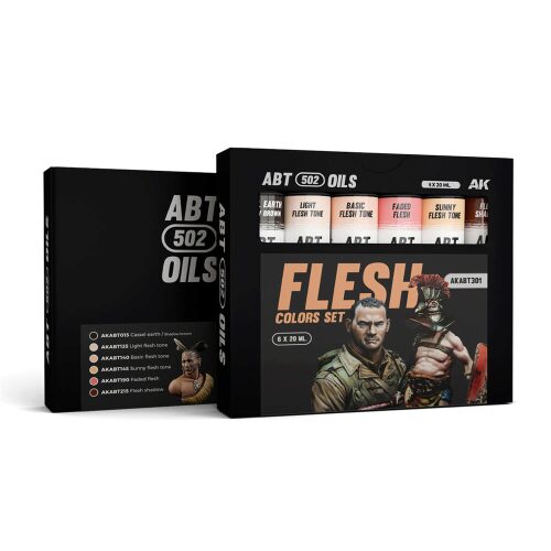 Abteilung 502 AKABT301 FLESH COLORS SET - ABT 502 OILS