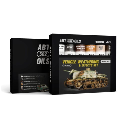 Abteilung 502 AKABT302 VEHICLE WEATHERING & EFFECTS SET - ABT 502 OILS