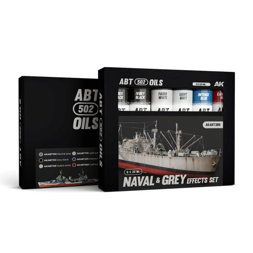 Abteilung 502 AKABT306 NAVAL & GREY EFFECTS SET - ABT 502 OILS