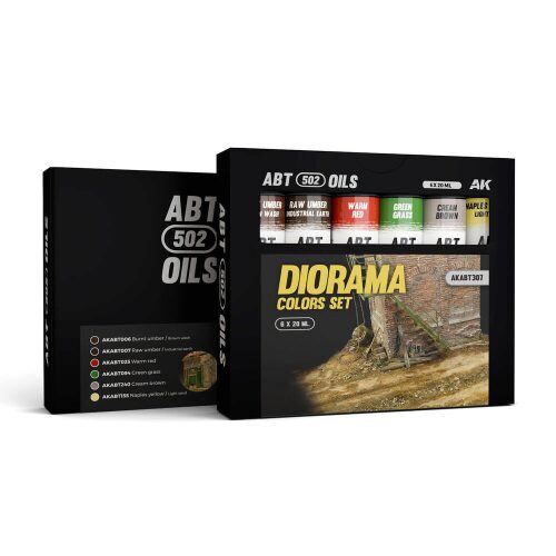 Abteilung 502 AKABT307 DIORAMA COLORS SET - ABT 502 OILS