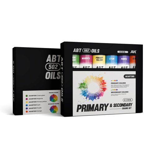 Abteilung 502 AKABT309 PRIMARY & SECONDARY COLORS SET - ABT 502 OILS