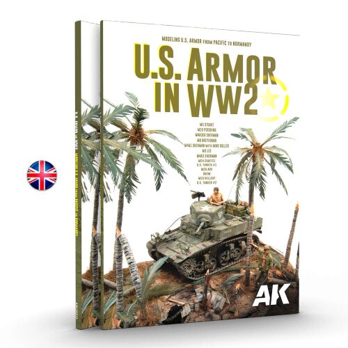 AK Interactive AK130019 U.S ARMOR IN WW2 - English