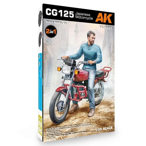 AK Interactive AK35027 CG125 JAPANESE MOTORCYCLE 1/35 scale