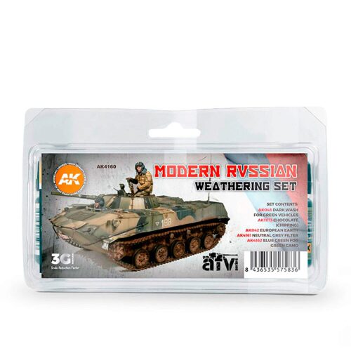 AK Interactive AK4160 MODERN RUSSIAN WEATHERING SET