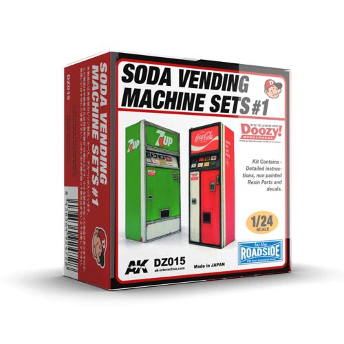 AK Interactive DZ015 SODA VENDING MACHINE SET 1