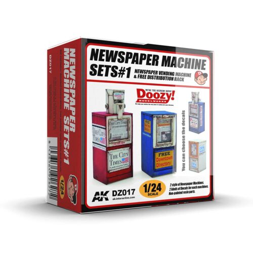 AK Interactive DZ017 NEWSPAPER MACHINE SETS 1