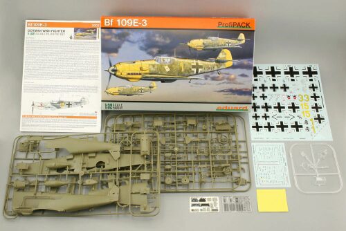 Eduard Plastic Kits 3002 Bf 109E-3 Profipack