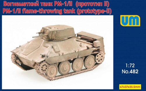 Unimodels UM482 PM-1/II flame-throwing tank on Hetzer chassis