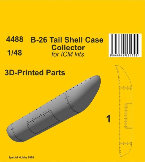 CMK 129-4488 B-26 Tail Shell Case Collector  / for ICM kit