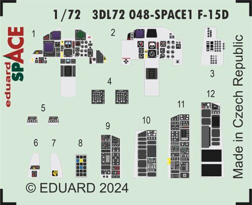 Eduard Accessories 3DL72048 F-15D SPACE