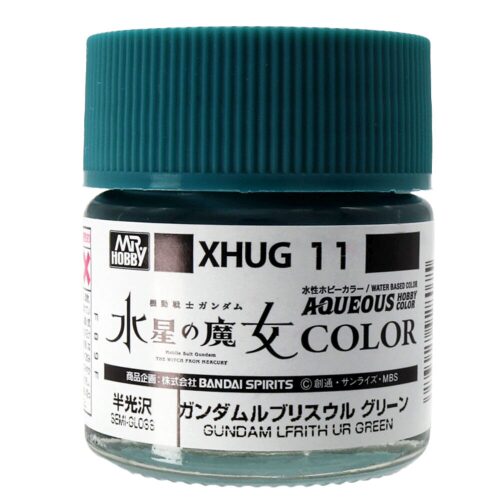 Mr Hobby - Gunze XHUG-11 AQUEOUS GUNDAM COLOR (10ml) GUNDAM LFRITH UR GREEN