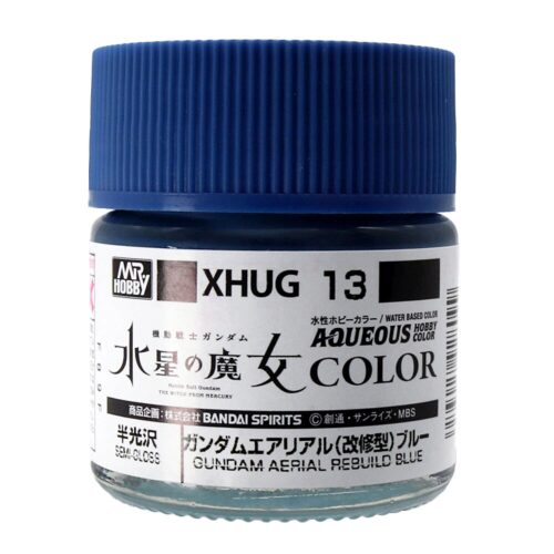 Mr Hobby - Gunze XHUG-13 AQUEOUS GUNDAM COLOR (10ml) GUNDAM AERIAL REBUILD BLUE