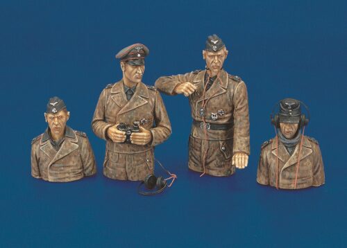 Royal Model RM232 Waffen SS Tiger I crew - 3/2 fig-WWII