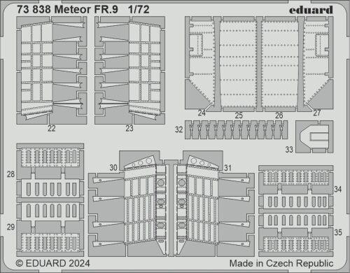 Eduard Accessories 73838 Meteor FR.9  AIRFIX