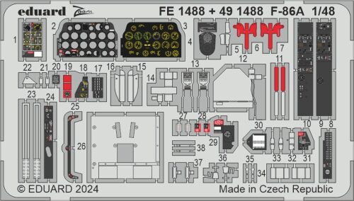 Eduard Accessories FE1488 F-86A  CLEAR PROP