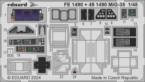 Eduard Accessories FE1490 MiG-35  HOBBY BOSS