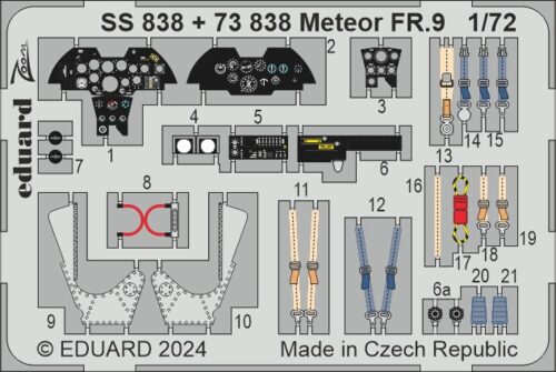 Eduard Accessories SS838 Meteor FR.9  AIRFIX