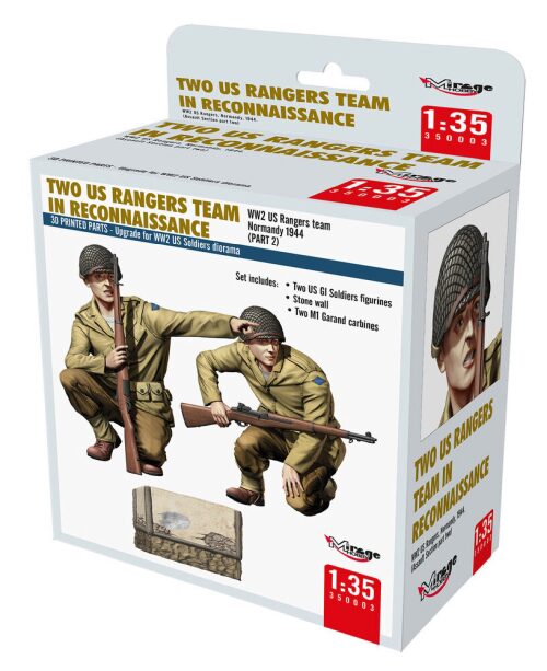 Mirage Hobby 350003 TWO US RANGERS TEAM IN RECONNAISSANCE