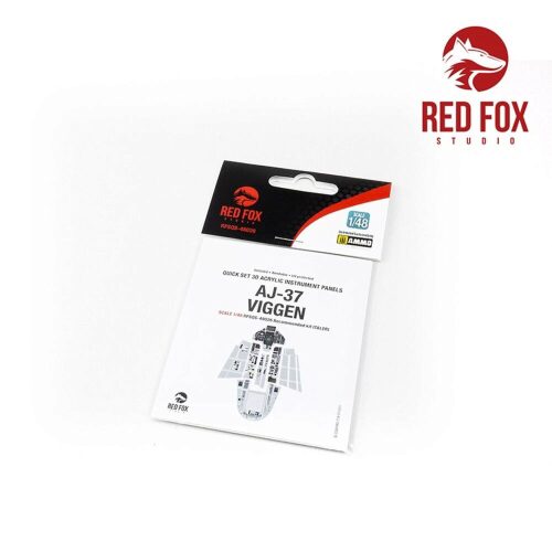 Red Fox Studio RFSQS-48026 Saab AJ-37 Viggen (for Italeri kit)