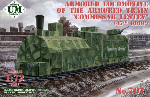 Unimodels UMT707 Armored locomotive Ov No. 4994  No. 2 Commissar Lestev of the 45th division