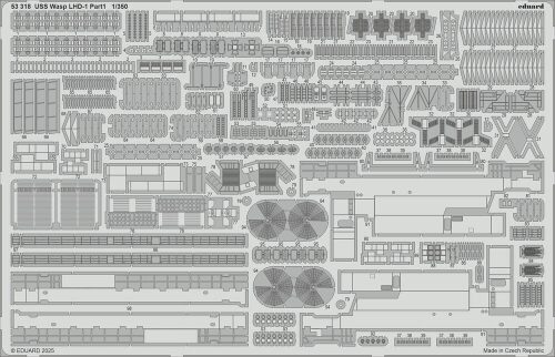 Eduard Accessories 53318 USS Wasp LHD-1 part 1   TRUMPETER