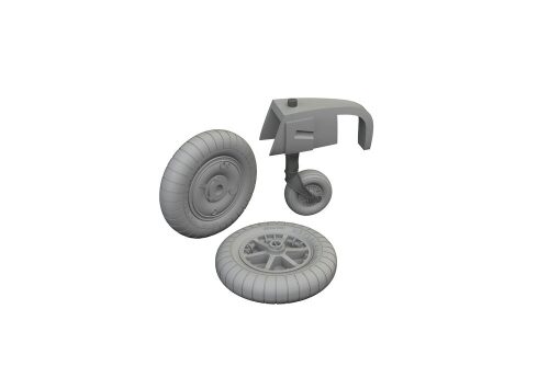 Eduard Accessories 632202 Bf 109E wheels   EDUARD