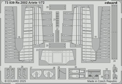 Eduard Accessories 73839 Re.2002 Ariete   ITALERI