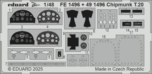 Eduard Accessories FE1496 Chipmunk T.20   AIRFIX