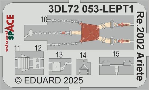 Eduard Accessories 3DL72053 Re.2002 Ariete SPACE   ITALERI