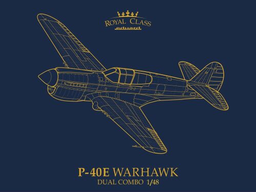 Eduard Plastic Kits R0023 P-40E Warhawk  EDUARD-ROYAL CLASS