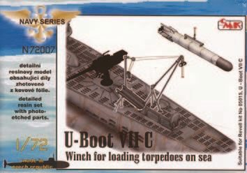 CMK N72007 U-Boot VII Winch for loading torpedoes on sea