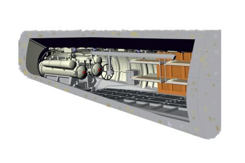 CMK N72012 U-Boot IX Rear Torpedo Section&Crew bunk